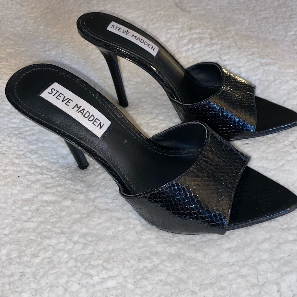 Steve Madden Black Elegant Heels